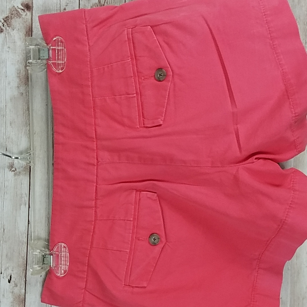 Loft, 0244, Coral orange shorts, size 00 - Picture 7 of 7